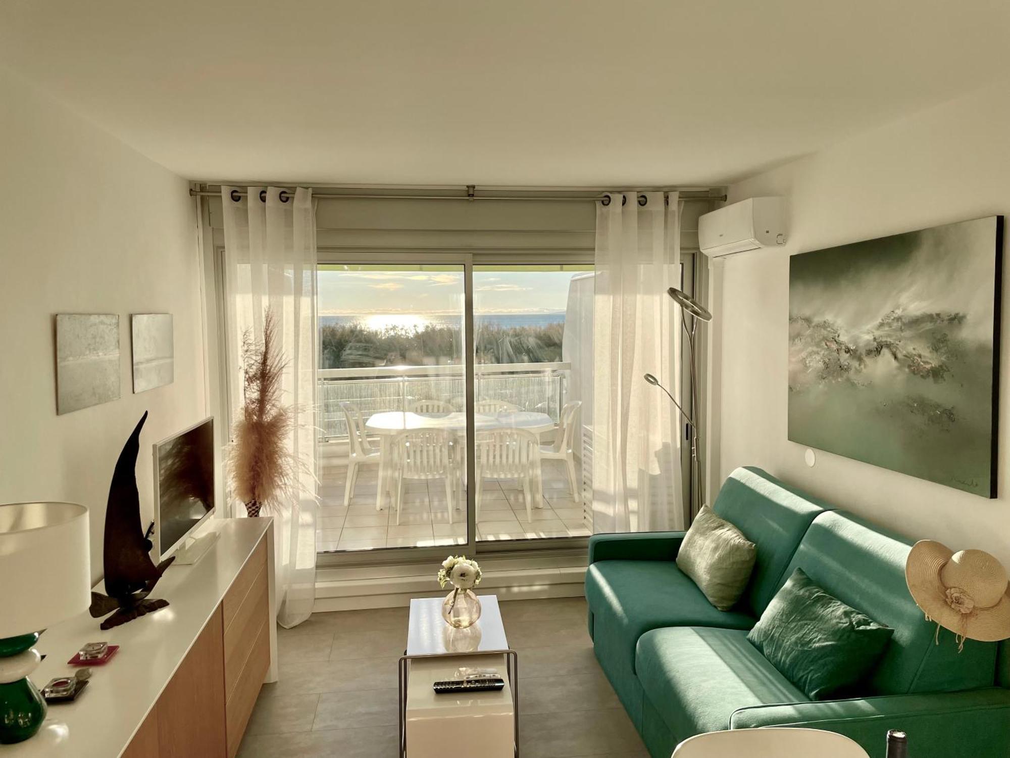 Pgh N25 - Vue Mer, Premiere Ligne & Parking Prive Ла-Гранд-Мот Экстерьер фото